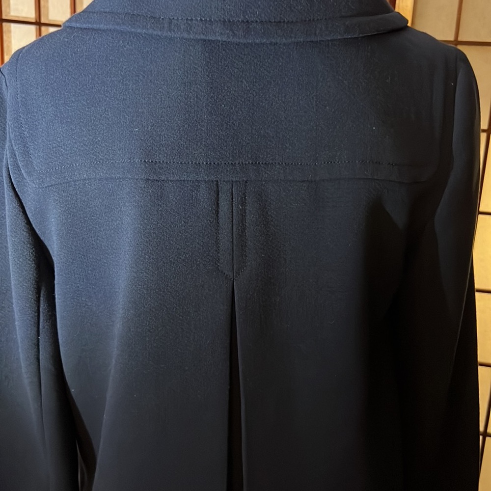 Gap Pea Duffel coat, Blue and white striped lining size small navy blue - Picture 8 of 11